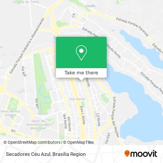 Secadores Céu Azul map