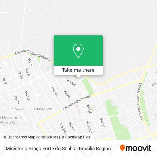 Ministério Braço Forte do Senhor map