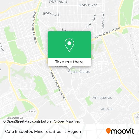 Café Biscoitos Mineiros map