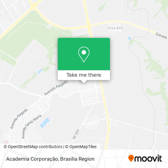 Academia Corporação map