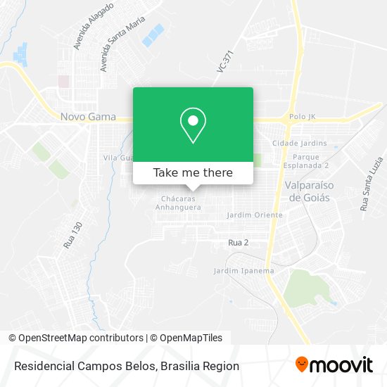 Residencial Campos Belos map