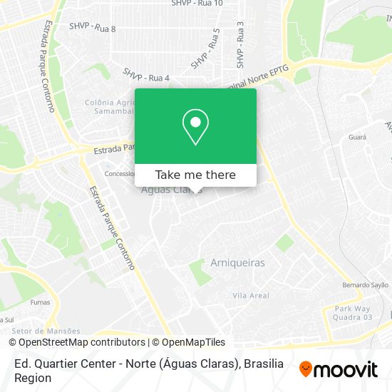 Ed. Quartier Center - Norte (Águas Claras) map