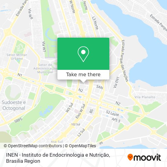 INEN - Instituto de Endocrinologia e Nutrição map