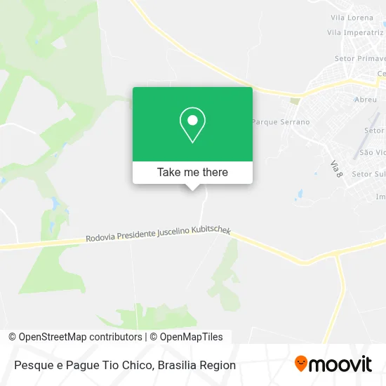 Pesque e Pague Tio Chico map