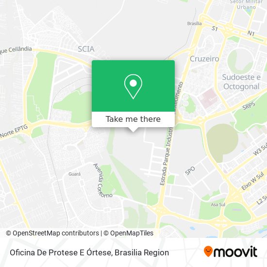 Oficina De Protese E Órtese map