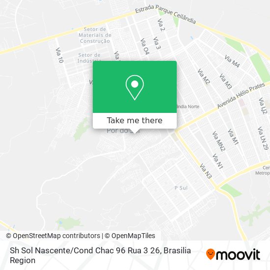 Sh Sol Nascente / Cond Chac 96 Rua 3 26 map