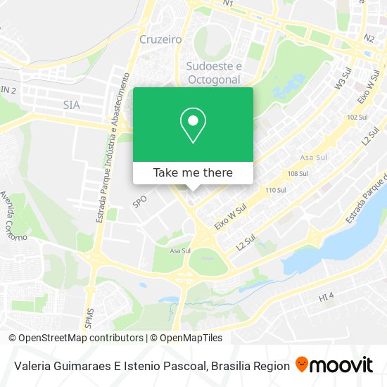 Valeria Guimaraes E Istenio Pascoal map