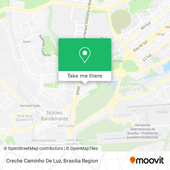 Creche Caminho De Luz map