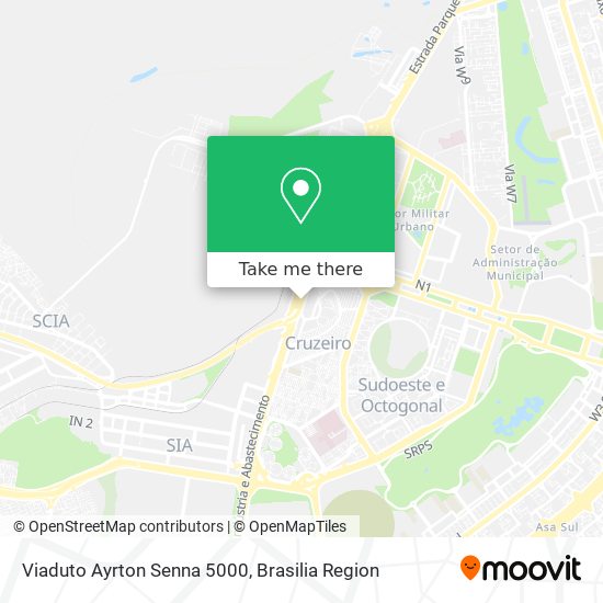 Viaduto Ayrton Senna 5000 map