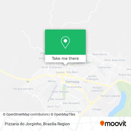 Pizzaria do Jorginho map