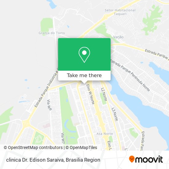 clinica Dr. Edison Saraiva map