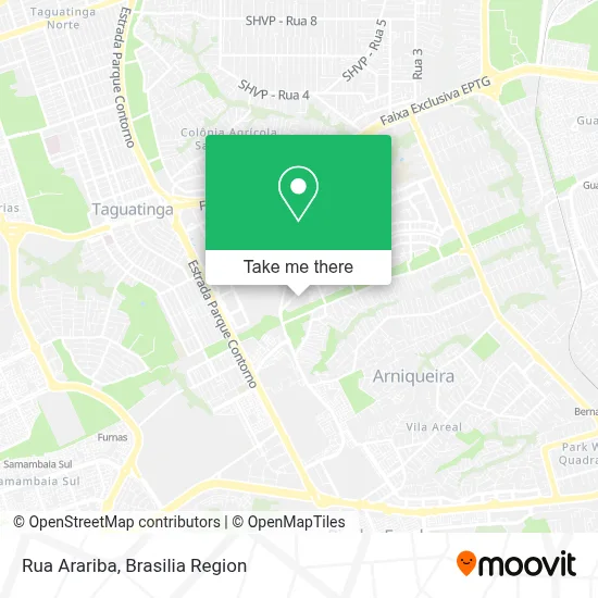 Rua Arariba map