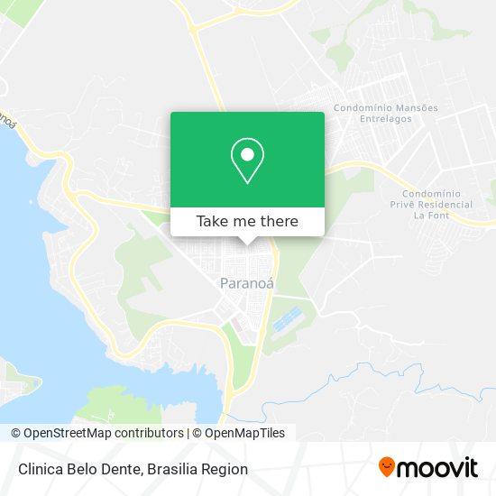 Clinica Belo Dente map