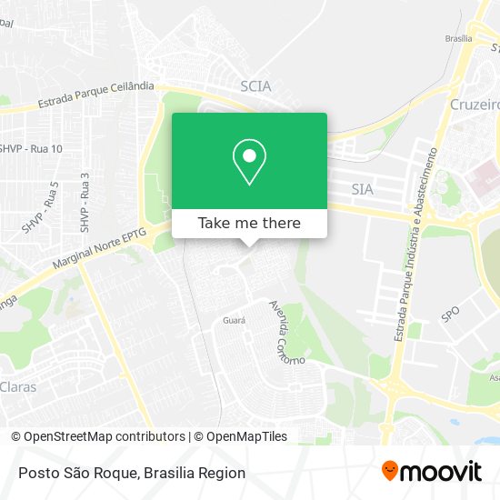 Posto São Roque map