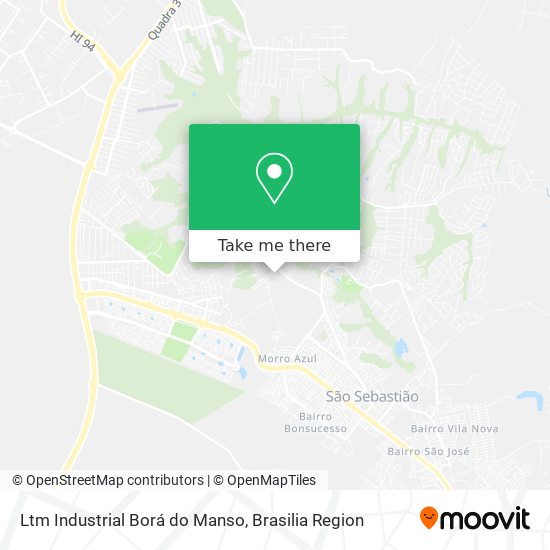 Mapa Ltm Industrial Borá do Manso