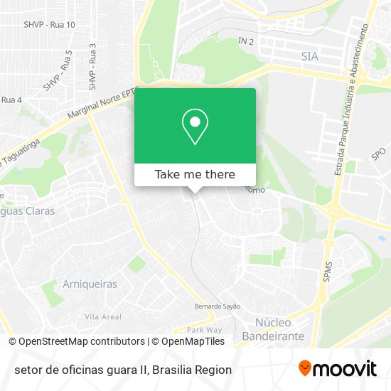 setor de oficinas guara II map