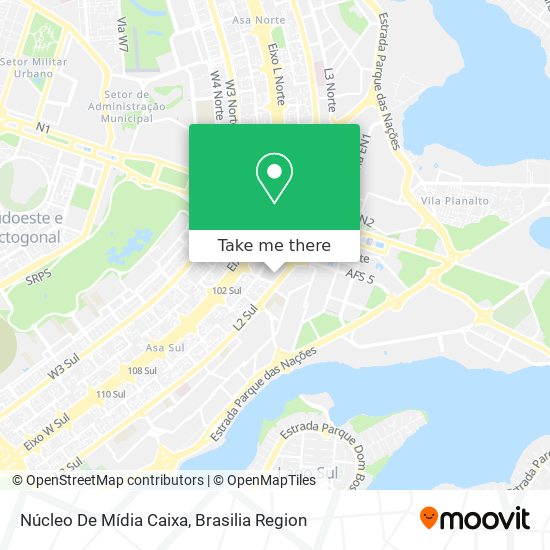 Núcleo De Mídia Caixa map