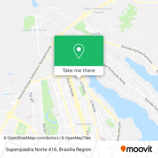 Superquadra Norte 416 map