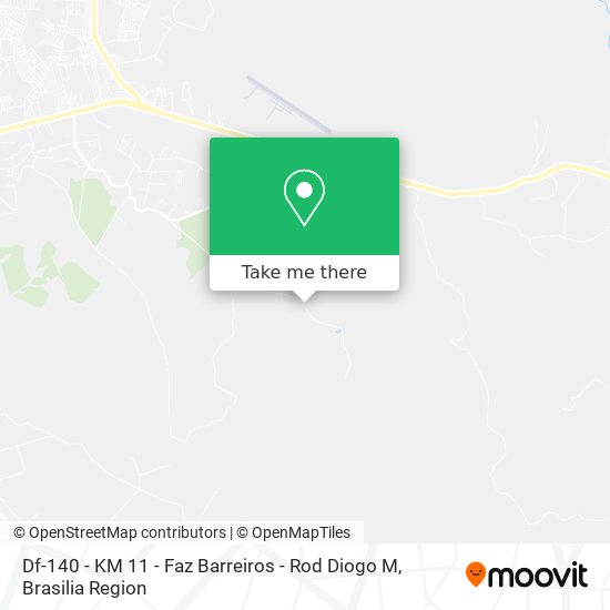 Df-140 - KM 11 - Faz Barreiros - Rod Diogo M map