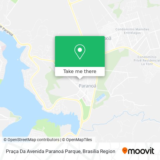 Praça Da Avenida Paranoá Parque map