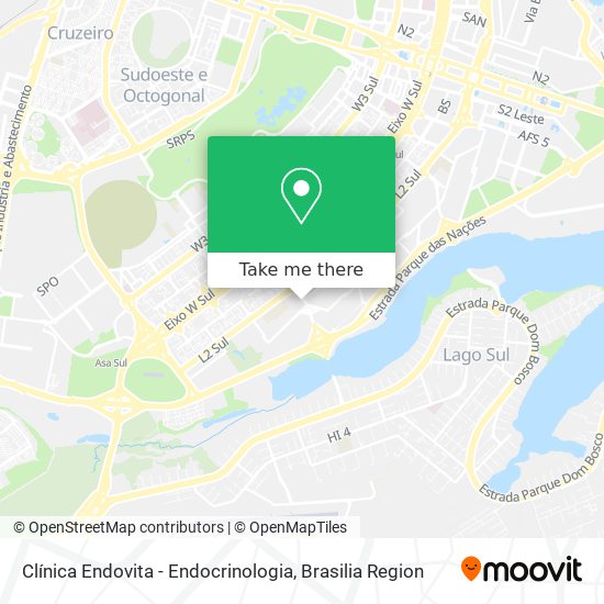 Clínica Endovita - Endocrinologia map