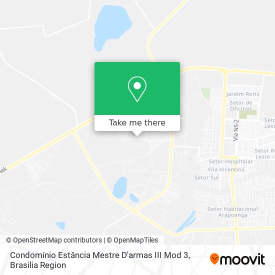 Condomínio Estância Mestre D'armas III Mod 3 map