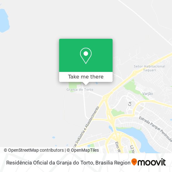 Residência Oficial da Granja do Torto map