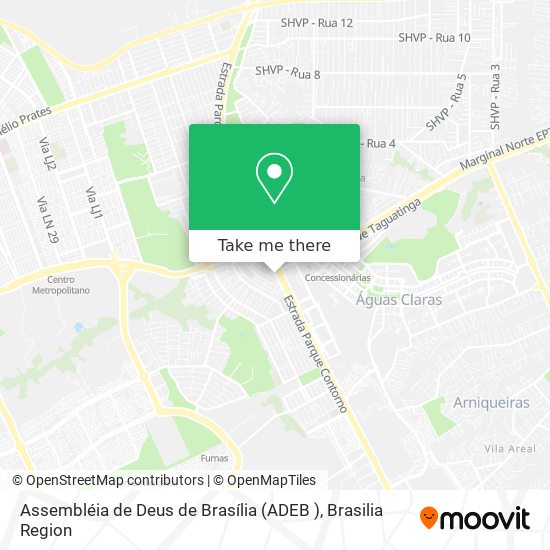 Assembléia de Deus de Brasília (ADEB ) map