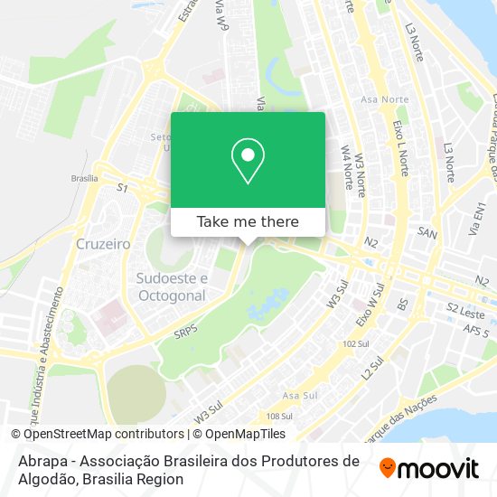 Abrapa - Associação Brasileira dos Produtores de Algodão map