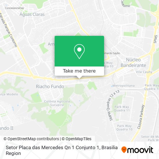 Setor Placa das Mercedes Qn 1 Conjunto 1 map