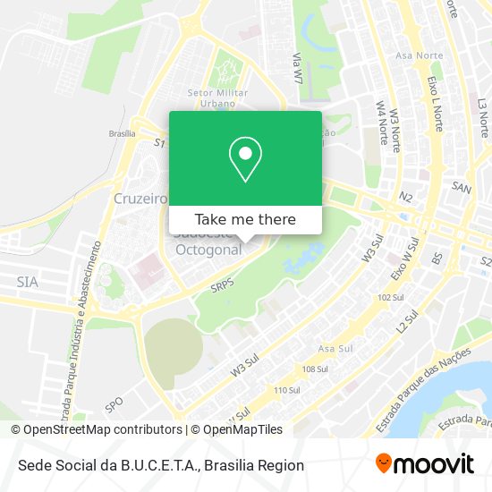 Sede Social da B.U.C.E.T.A. map