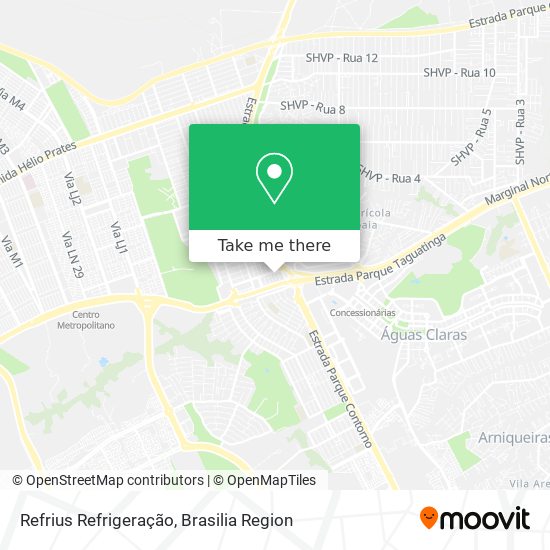 Refrius Refrigeração map