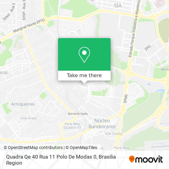 Quadra Qe 40 Rua 11 Polo De Modas 0 map