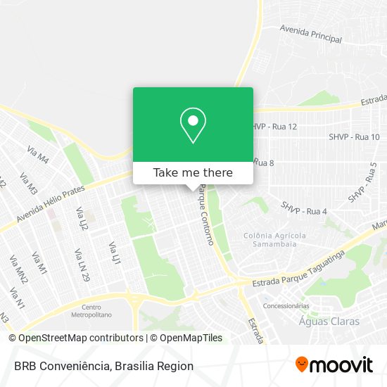 Mapa BRB Conveniência