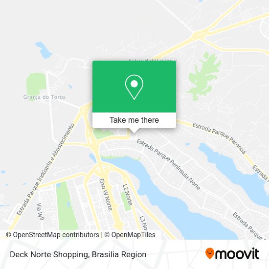 Deck Norte Shopping map