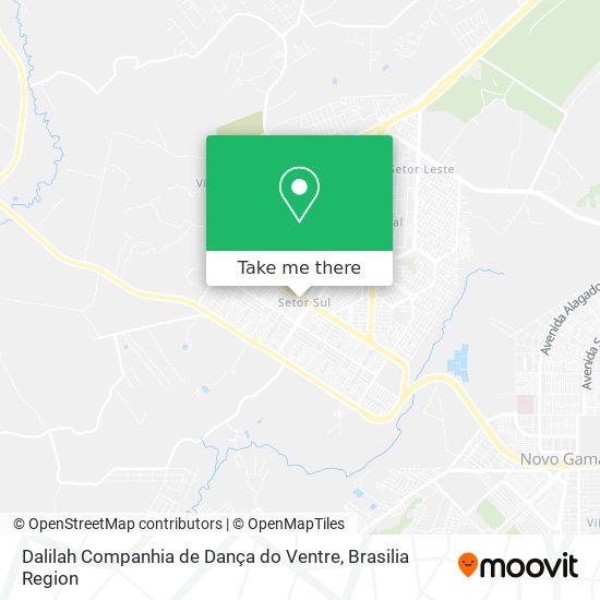 Mapa Dalilah Companhia de Dança do Ventre