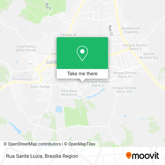 Rua Santa Luzia map