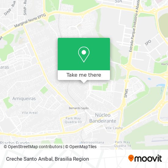 Creche Santo Aníbal map