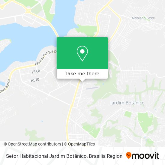 Setor Habitacional Jardim Botânico map