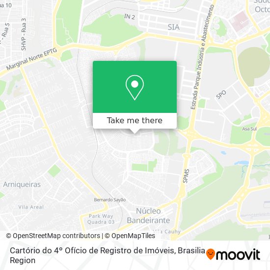 Cartório do 4º Ofício de Registro de Imóveis map