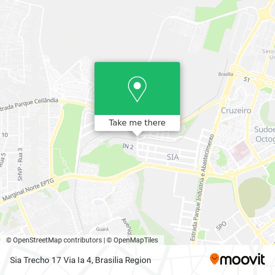 Sia Trecho 17 Via Ia 4 map