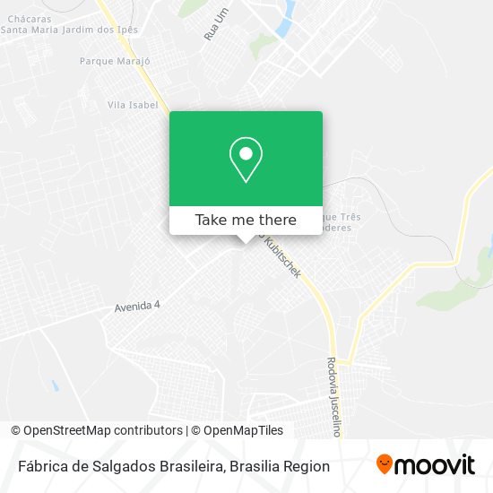 Fábrica de Salgados Brasileira map