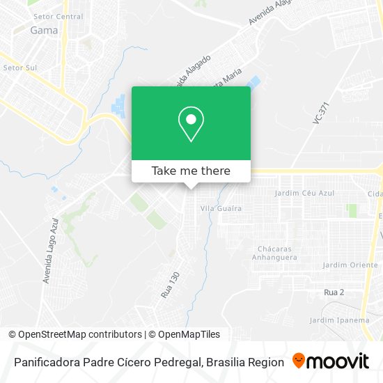Panificadora Padre Cícero Pedregal map