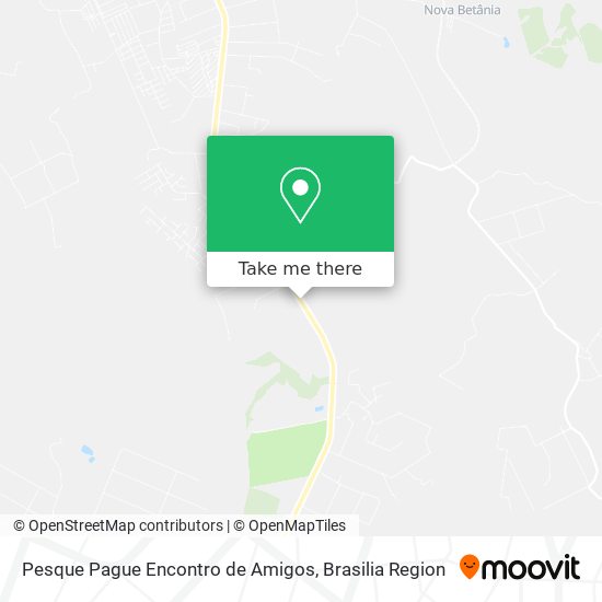 Pesque Pague Encontro de Amigos map