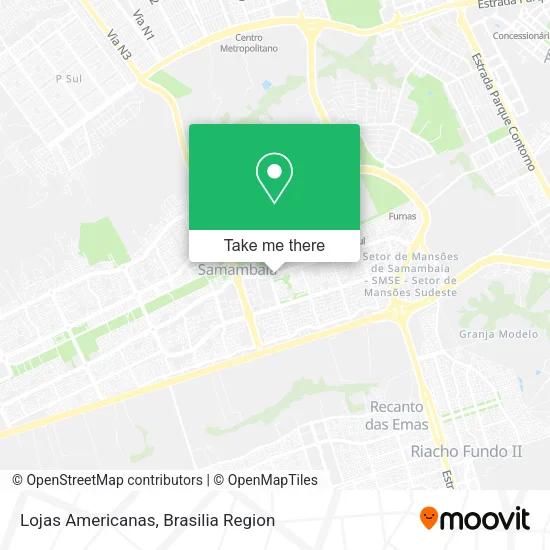 Lojas Americanas map