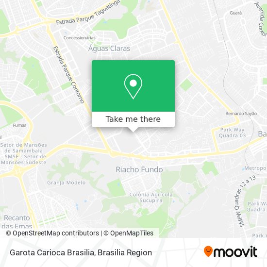 Mapa Garota Carioca Brasilia