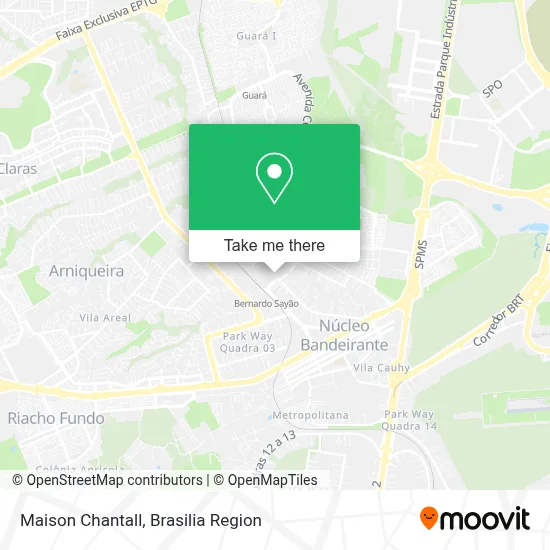 Maison Chantall map