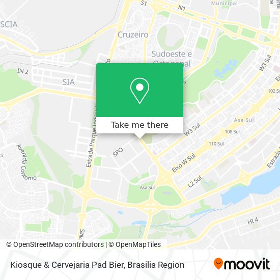 Kiosque & Cervejaria Pad Bier map