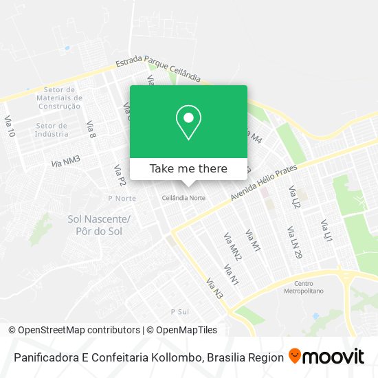 Panificadora E Confeitaria Kollombo map