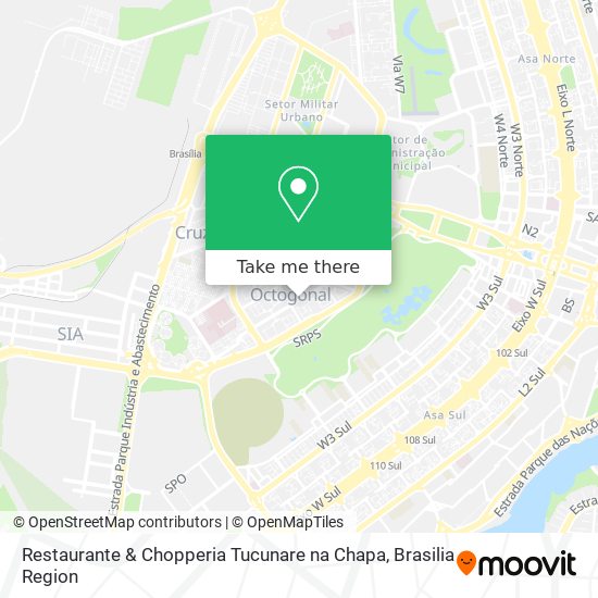 Mapa Restaurante & Chopperia Tucunare na Chapa